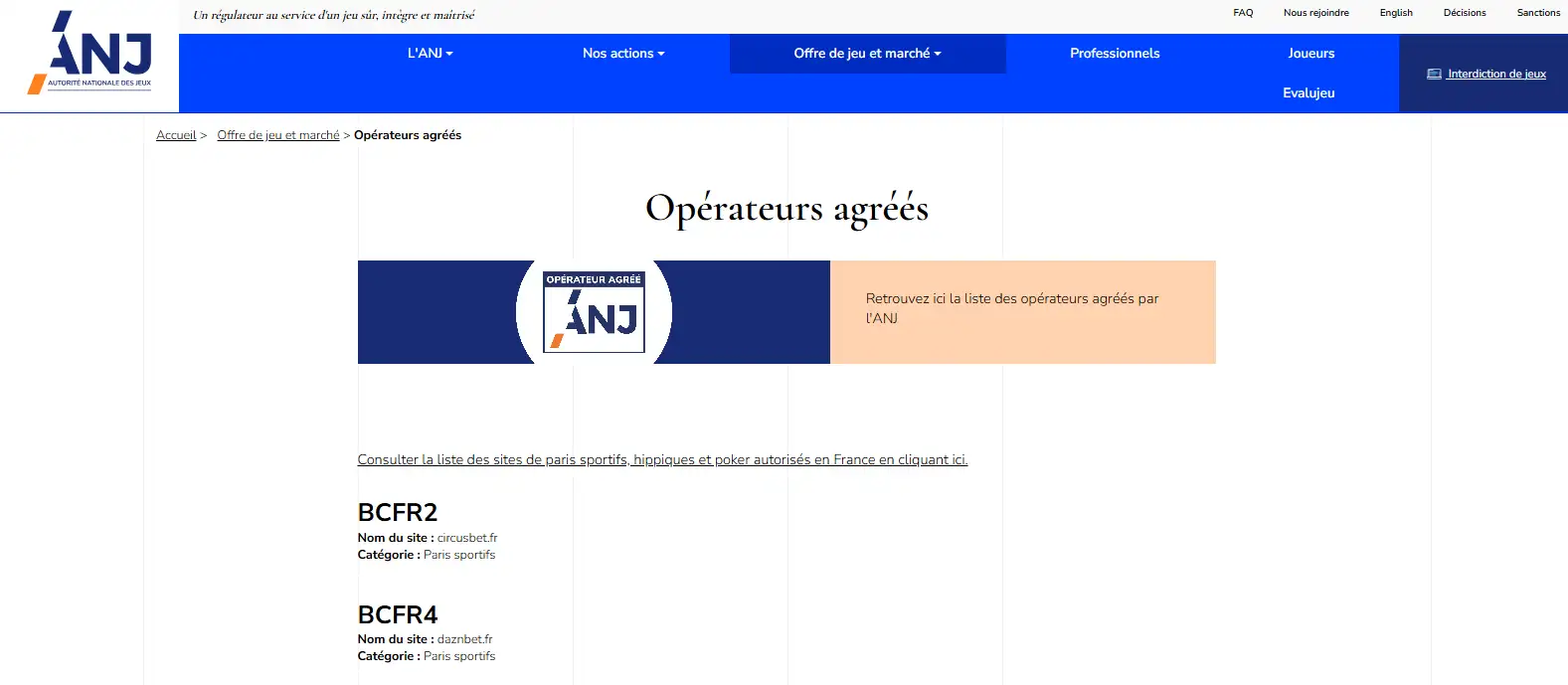 Licence Aerobet en France: Anjouan, ANJ et statut réglementaire